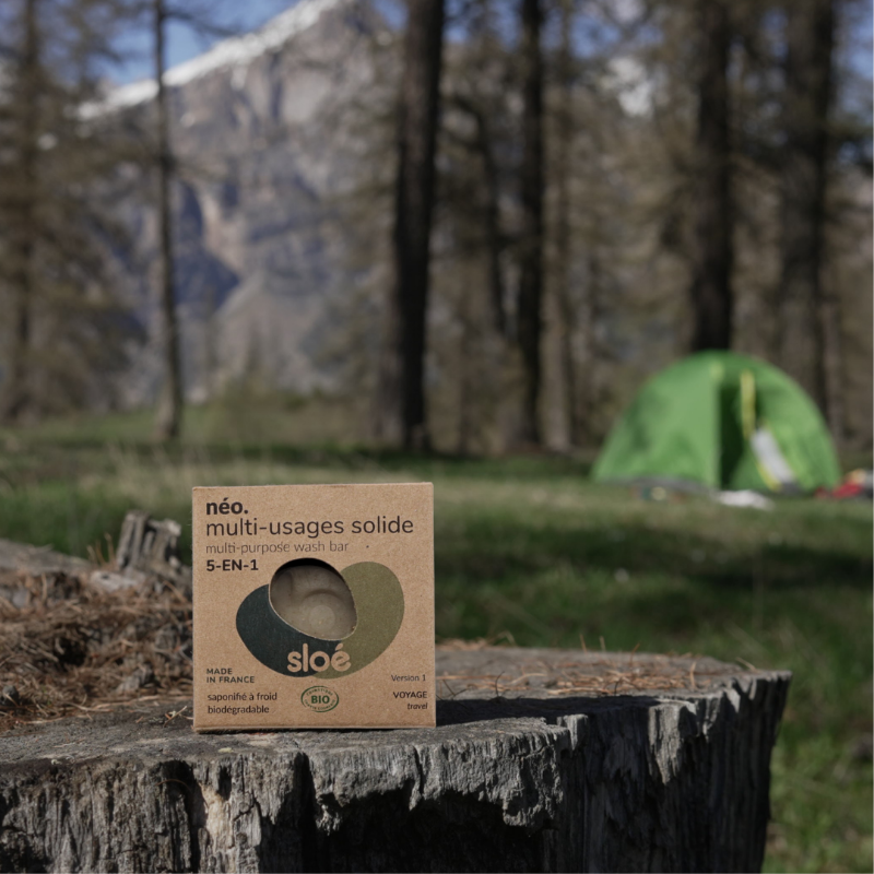 🧼 Néo V3 – 5-in-1 multi-purpose solid nomadic soap (60g) by Sloé