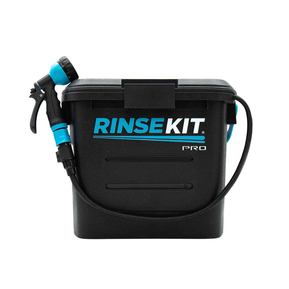 RinseKit PRO Pack – Douche portable autonome rechargeable (13,3 L) + Immersion Pro Heater