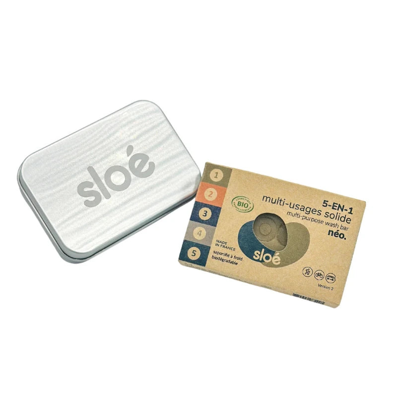 Sloé – Solid soap 🧼 Néo V3 multi-purpose 5-in-1 (100 g) by Sloé