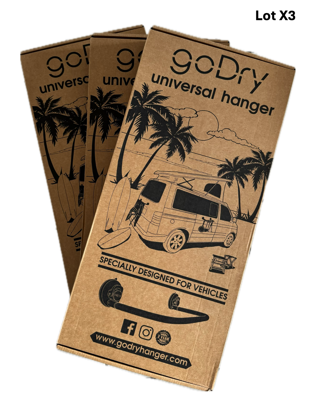 Pack Offer : goDry Hanger/dryer X3