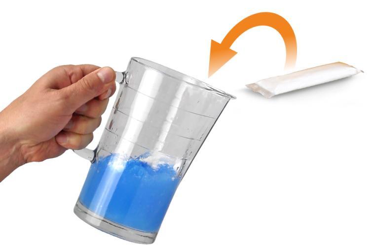 GelMax® de Cleanis– Sachets hydrosolubles super-absorbants pour toilettes sèches